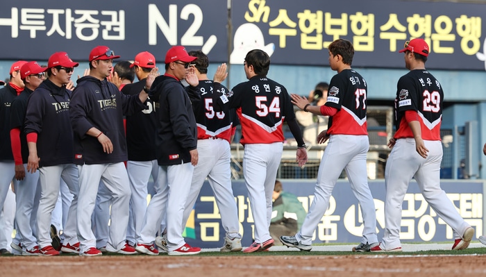 기아 타이거즈 선수단 모습