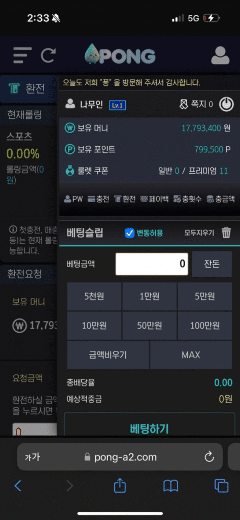 퐁 먹튀