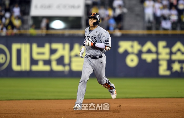 채은성의 결승 투런포